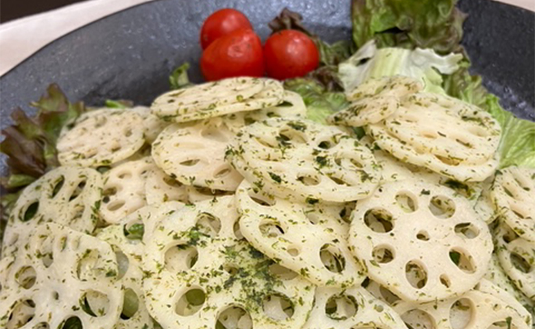 のり塩バターレンコン