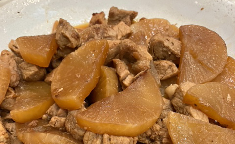 豚肉と大根のべっこう煮