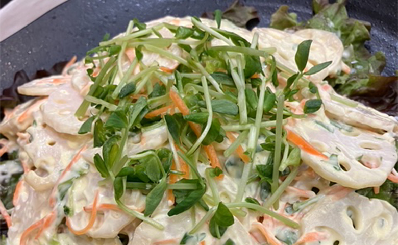 レンコンのからしマヨネーズ和え