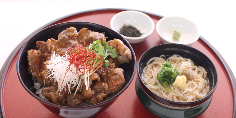 \NEW/牛カルビ丼とミニ素麺セット